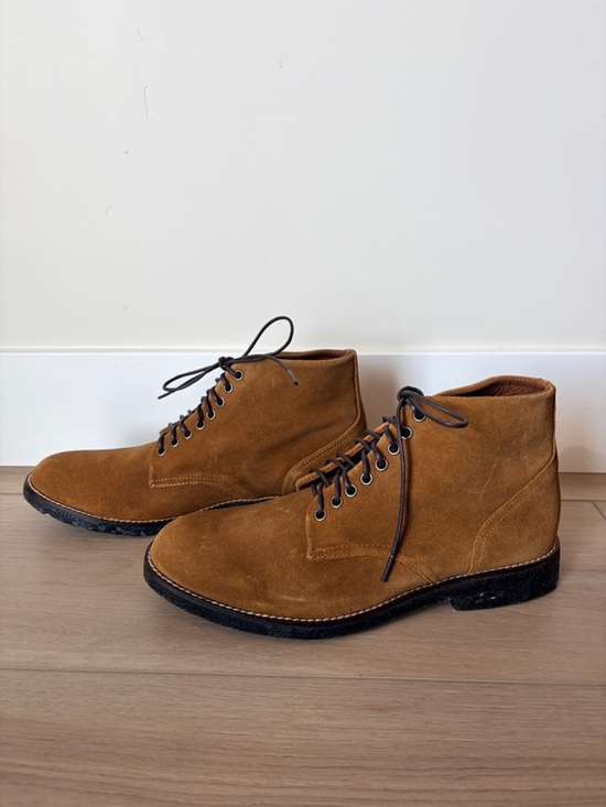 BRAND NEW Brooks Brothers Men\'s Brown Suede Chukka Boots, Size 11 D main image 6